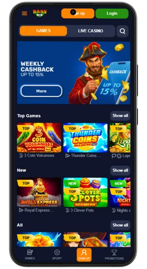 Casino Webseite öffnen